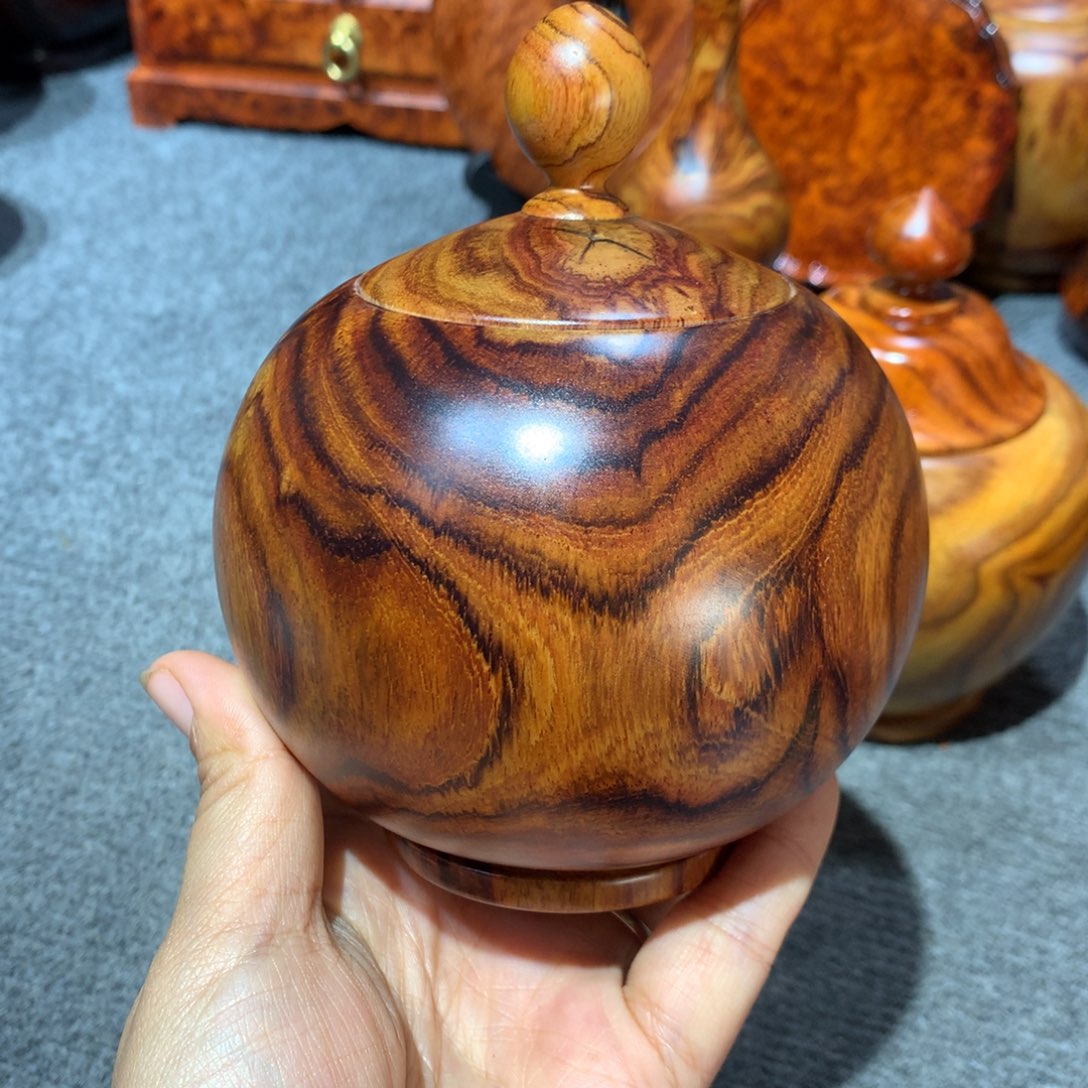 黄花梨/降香黄檀细***树越黄紫料罐