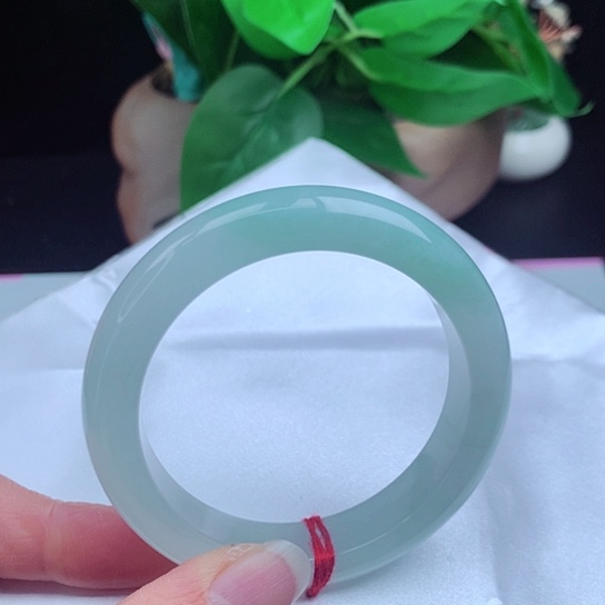 翡翠手镯未镶嵌     正圈54 冰晴色