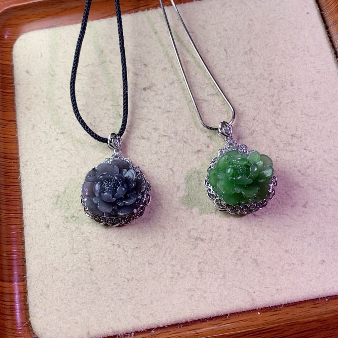 和田玉颈饰未镶嵌单个