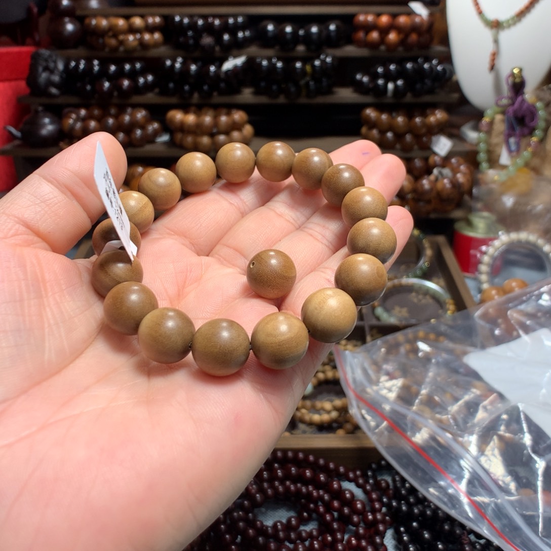 无事牌檀香木百年檀香18颗单圈