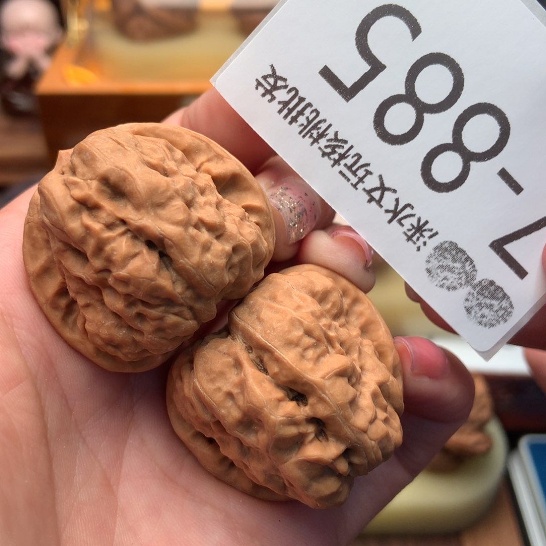 文玩核桃把件36蛤蟆头 