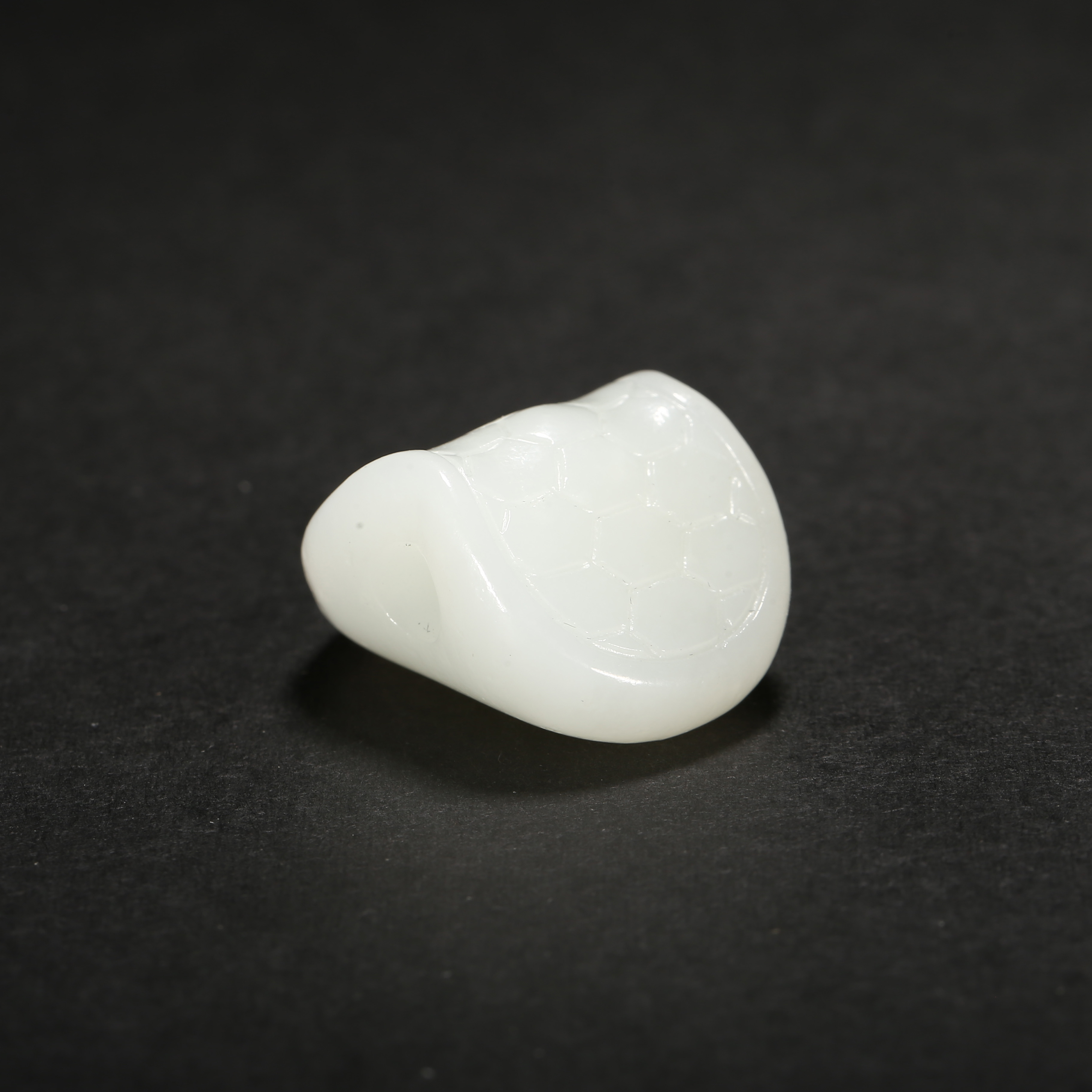 清代*白玉龟甲/08LGR01324/和田玉【北京文博】