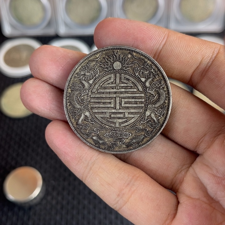 金属大头龙洋船洋工艺品