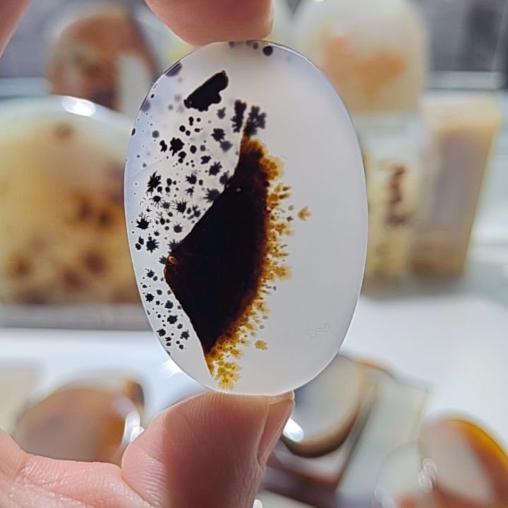 玛瑙/玉髓未镶嵌吊坠(不含链)35号