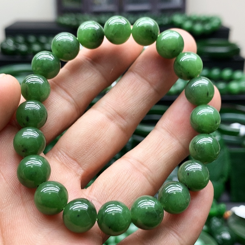 【闪购商品】和田玉（碧玉）手链未镶嵌