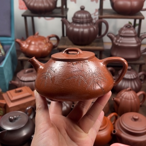 紫泥茶壶非原矿降坡泥230毫升