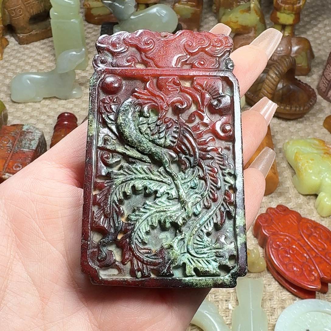 白玉菩提吊坠挂件