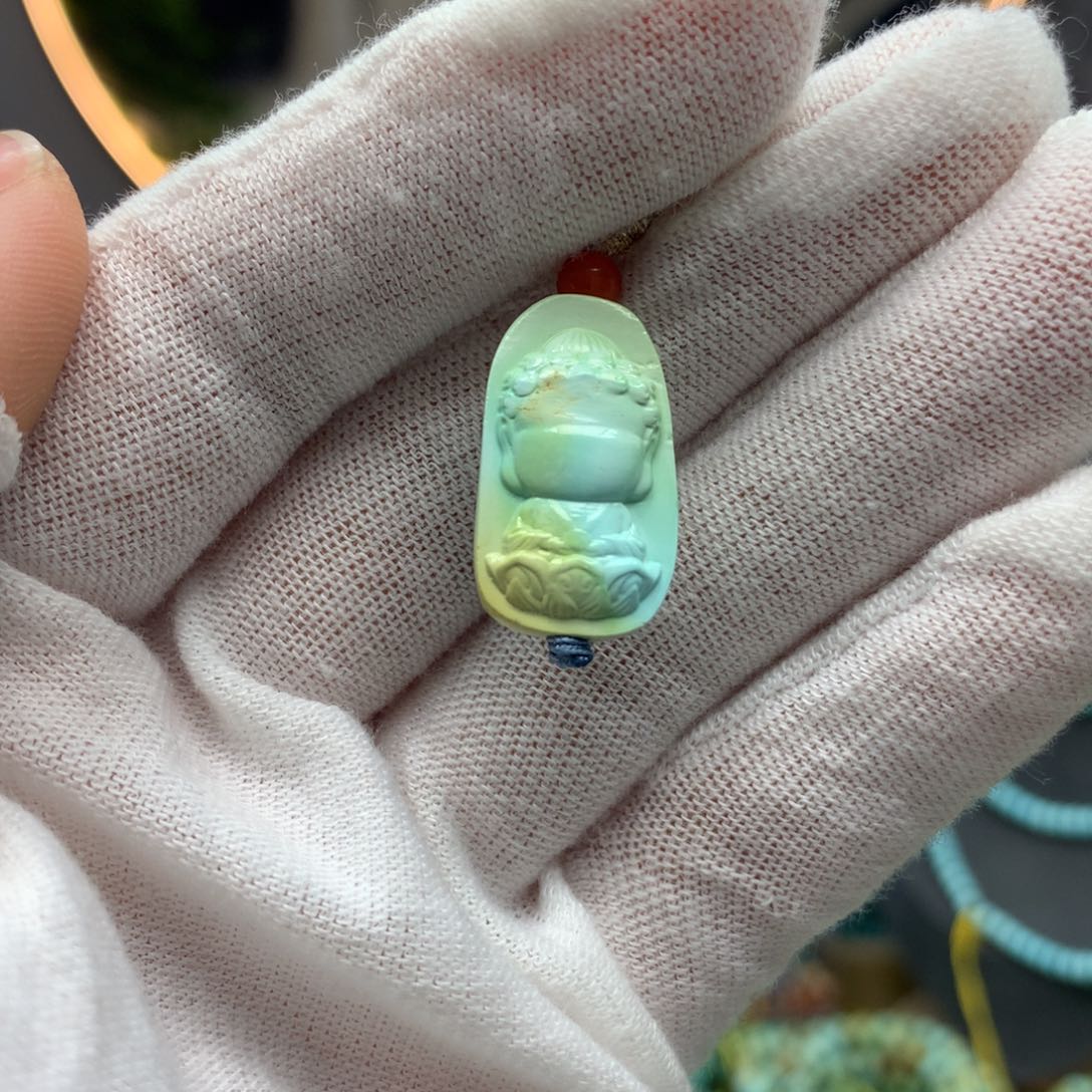 绿松石挂件未镶嵌