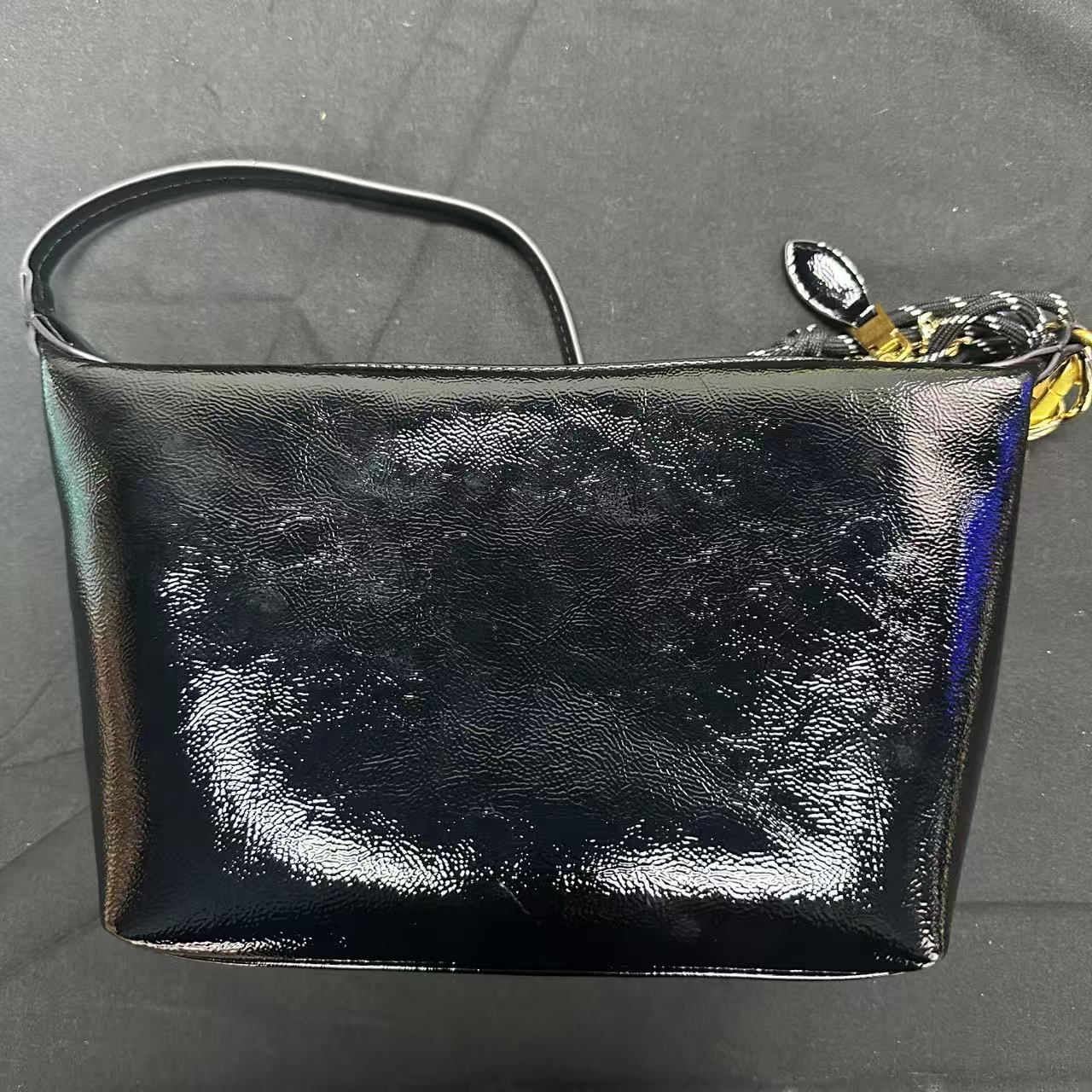  2025新款女包时尚新款包包三带饭黑色