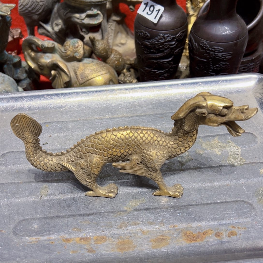 黄铜摆件，文房摆件