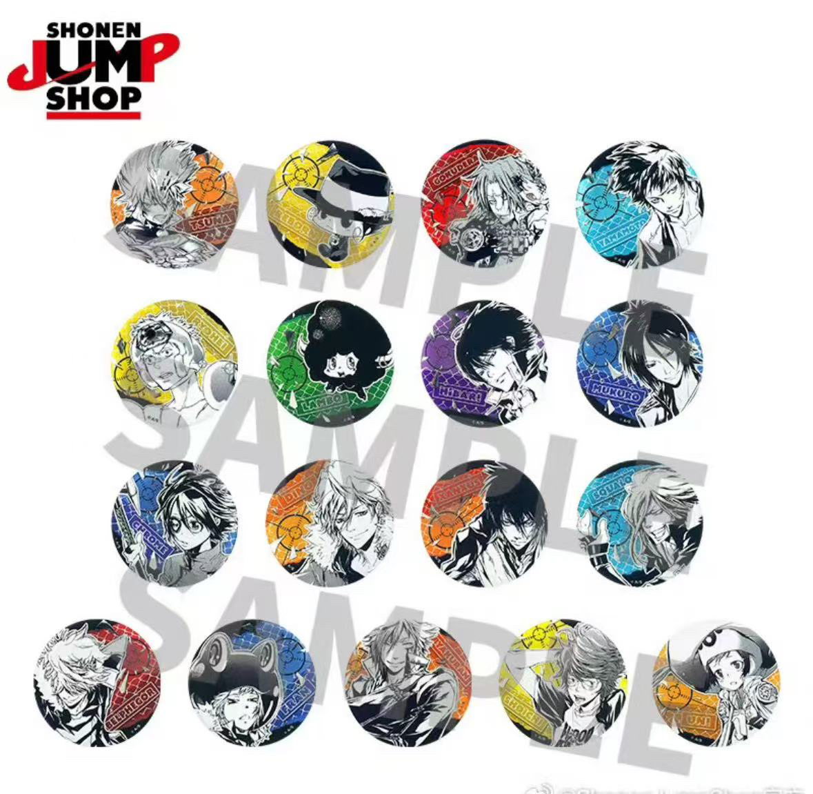 家庭教师 JS浮雕风二弹徽章吧唧盲盒（默认代拆）