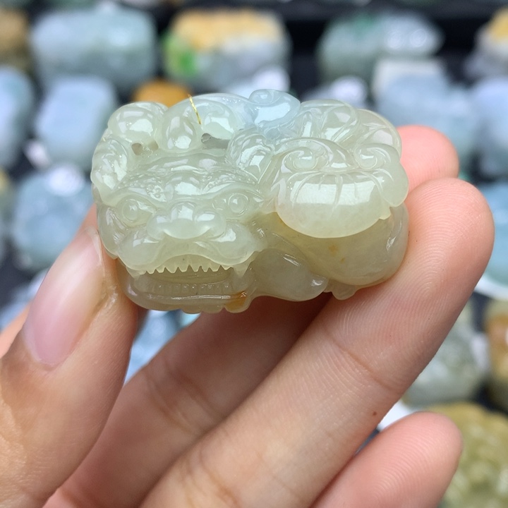 翡翠颈饰未镶嵌塑**国天然缅甸翡翠