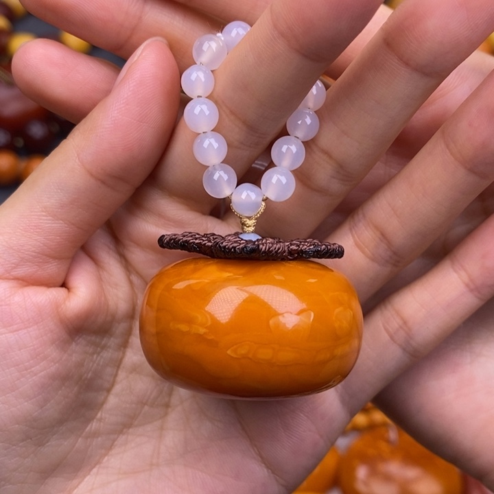 琥珀未镶嵌裸石蜜蜡M