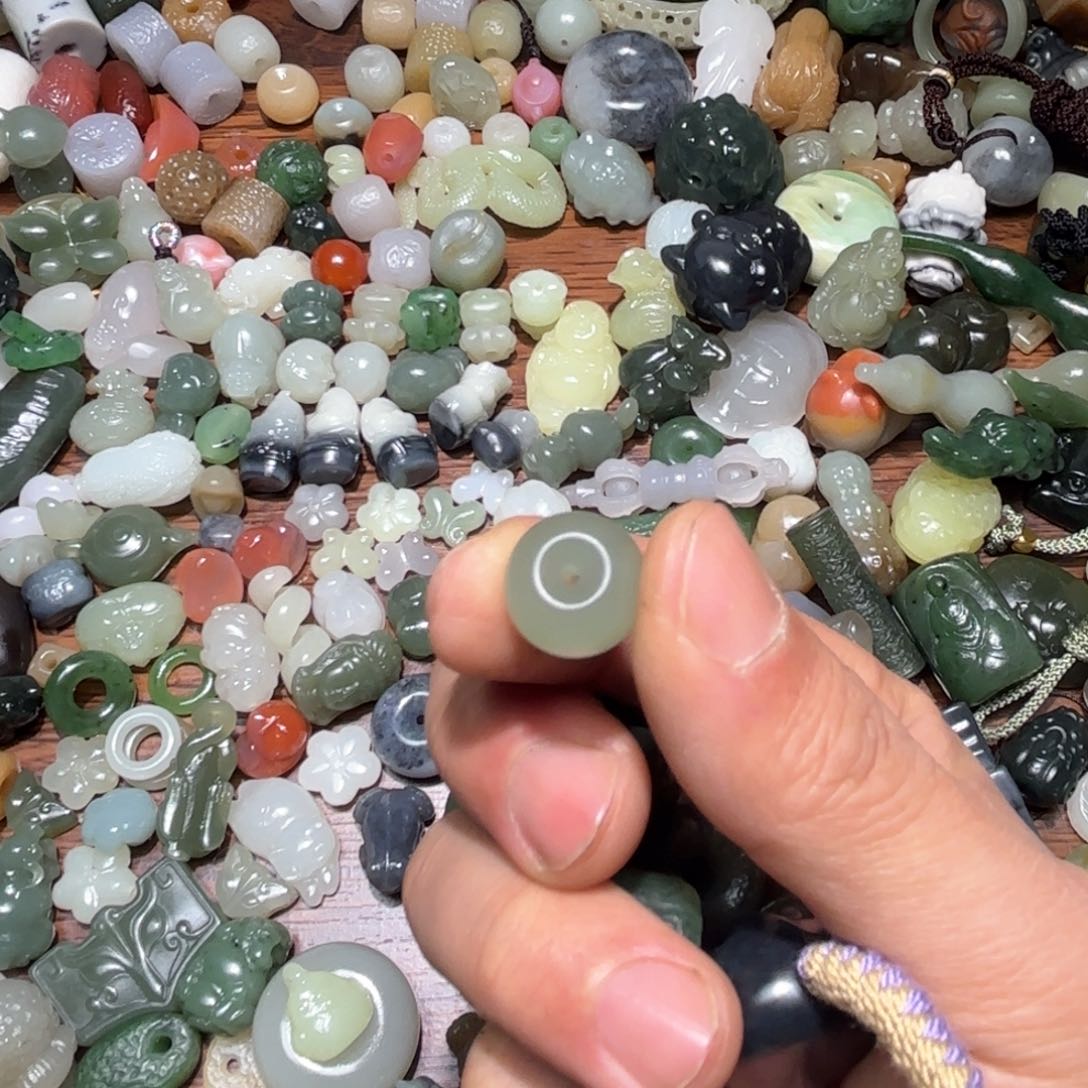 和田玉珠宝半成品未镶嵌～*～