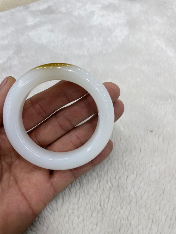 和田玉，精品糖白手镯
