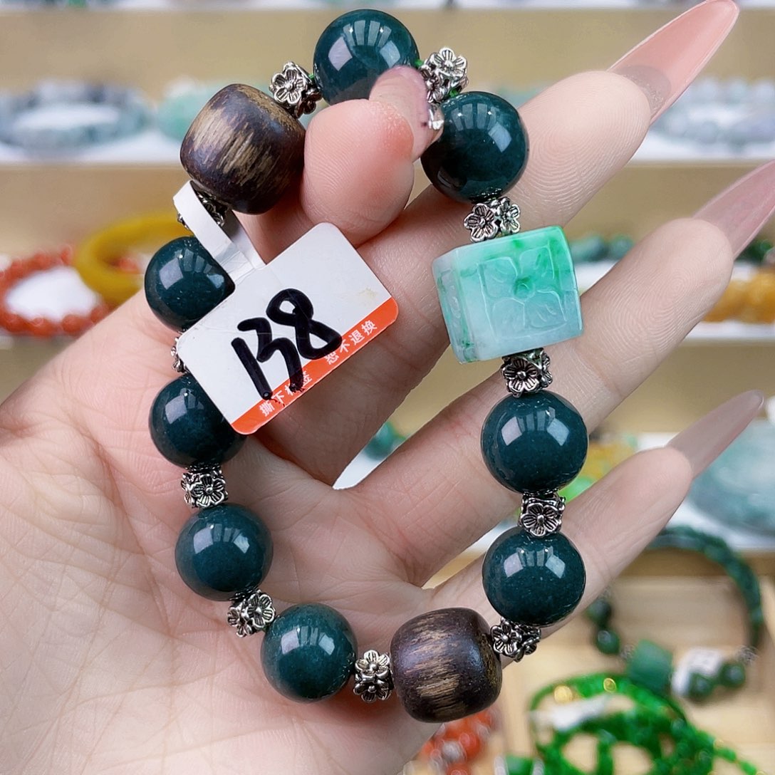 翡翠未镶嵌手链手链