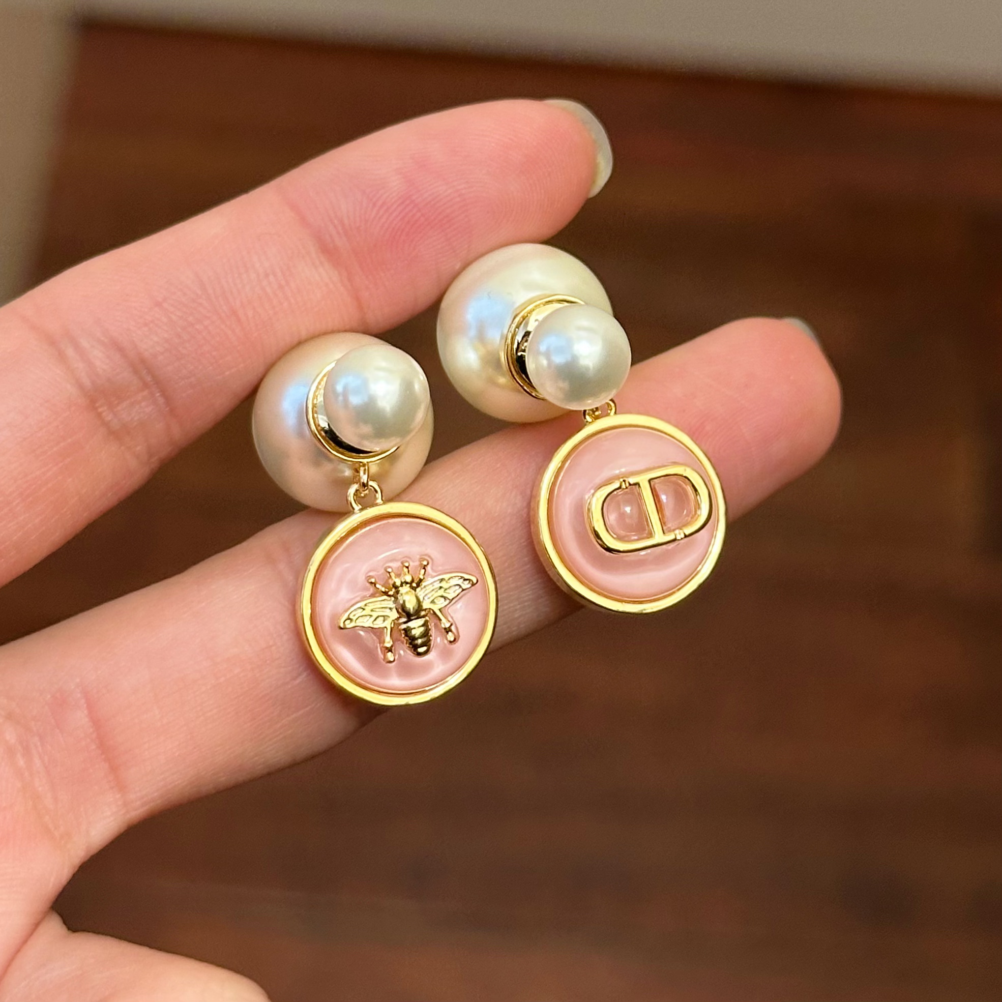 铜合金仿珍珠耳饰 E0526轻奢时尚复古法式ins素款精致简约百搭