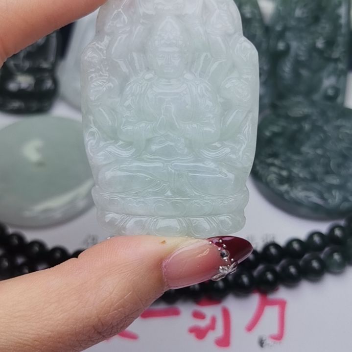 翡翠吊坠(不含链)未镶嵌天然的A货翡翠多样性发货