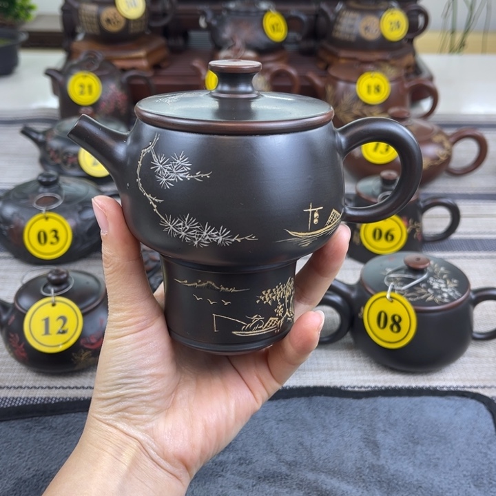 a***勇坭兴陶原矿坭料制作