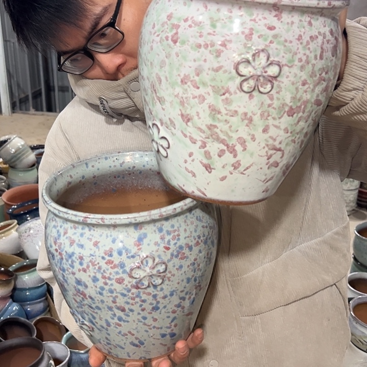 高度21口19啦啦花盆