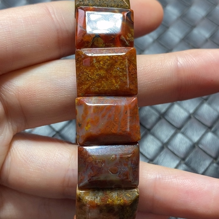 未镶嵌手牌玛瑙/玉髓六*