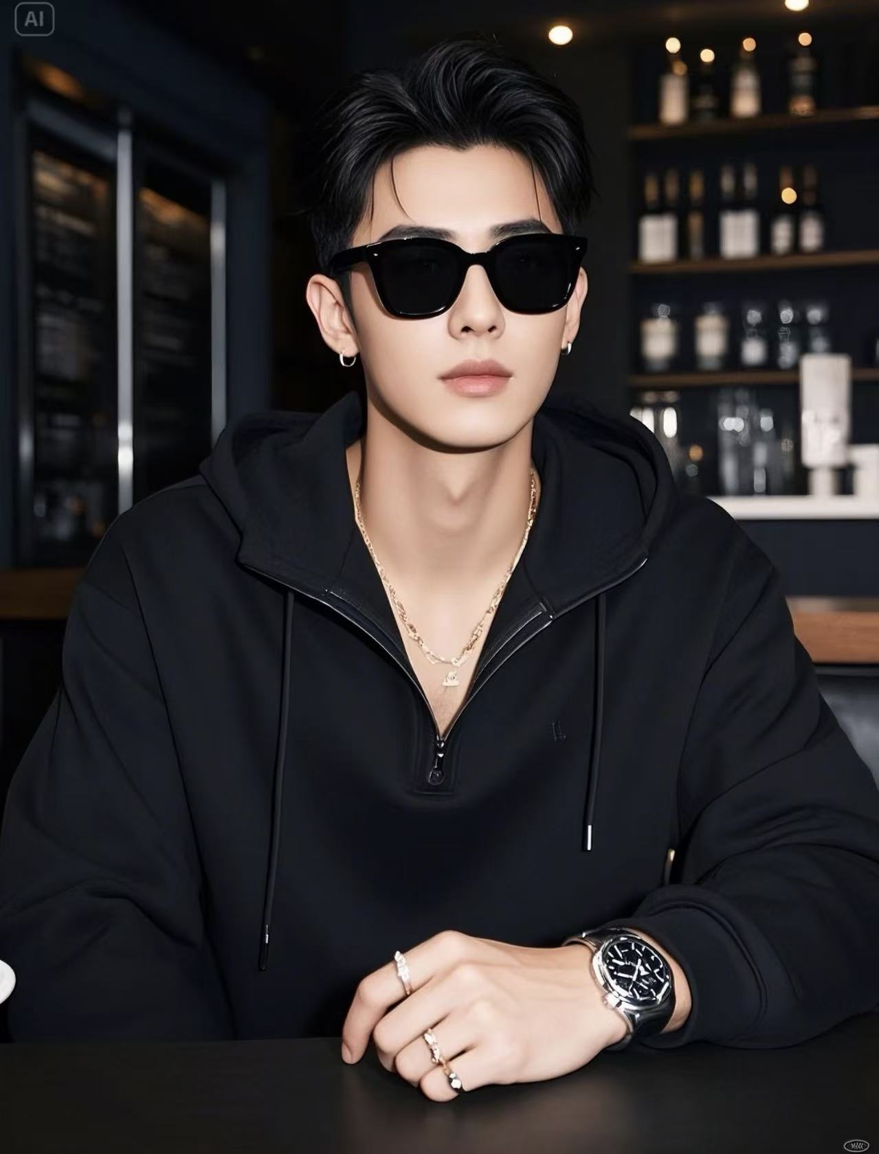 【33号条纹拼接裤子】25秋冬新款轻奢男女同款百搭休闲裤子-33021#