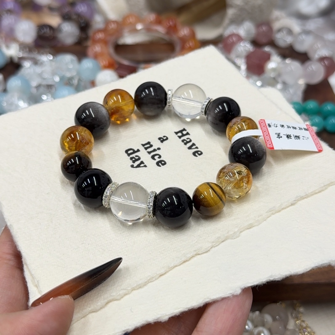 水晶未镶嵌手链1223设计款