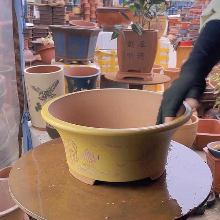 宜兴紫砂黄票口33