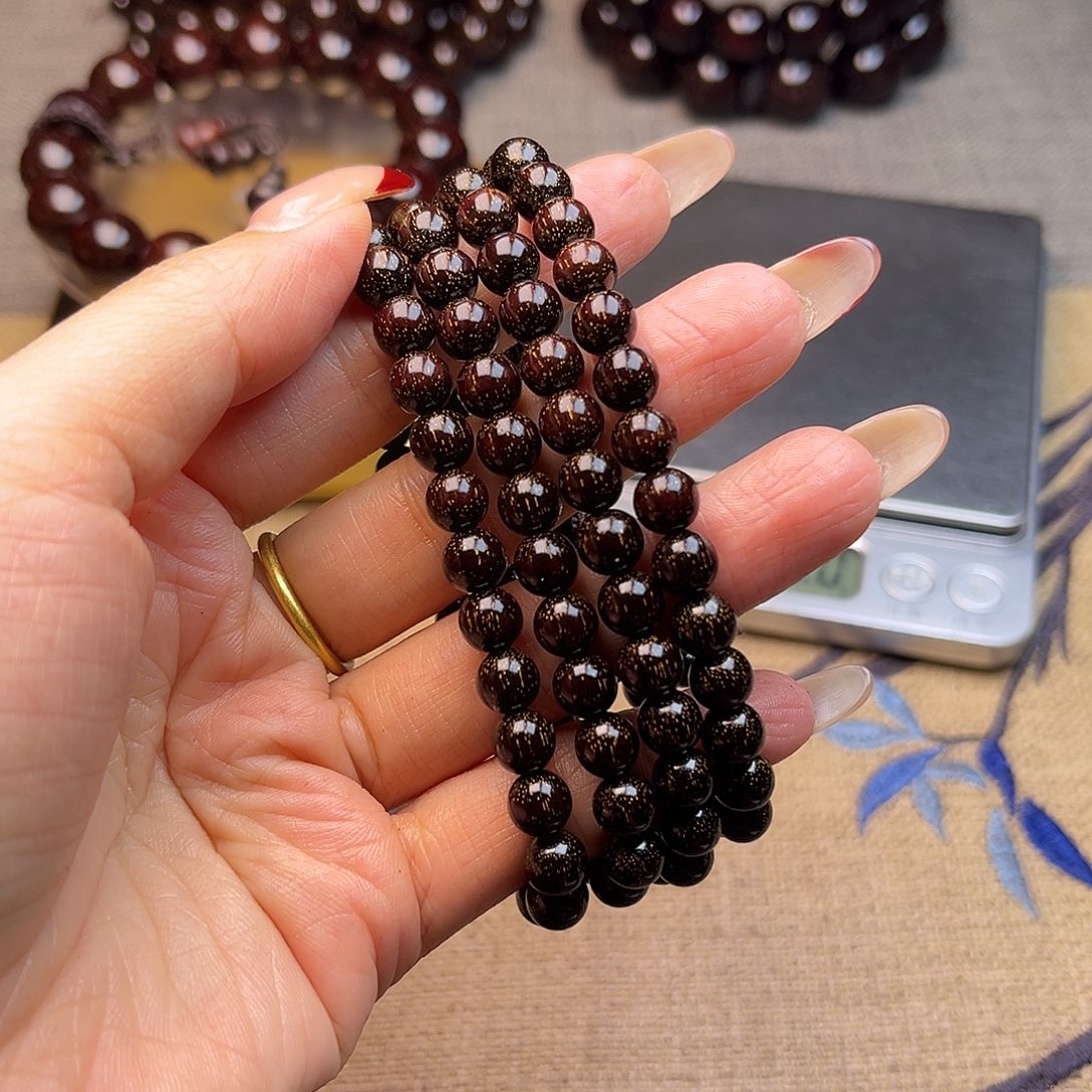 檀香紫檀（小叶紫檀）0.6 108爆满星