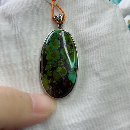 绿松石珠宝奇石未镶嵌冬**香