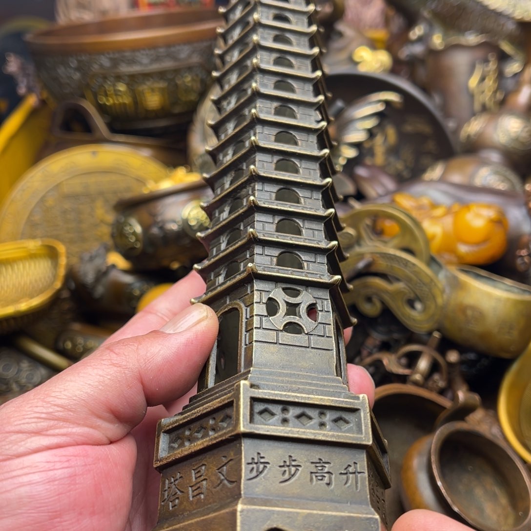 茶壶香炉铜器摆件