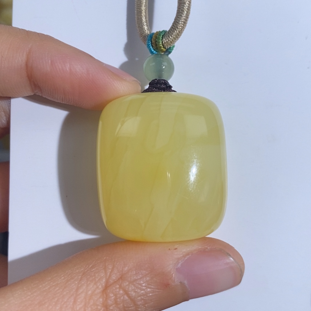 定制琥珀未镶嵌蜜蜡吊坠