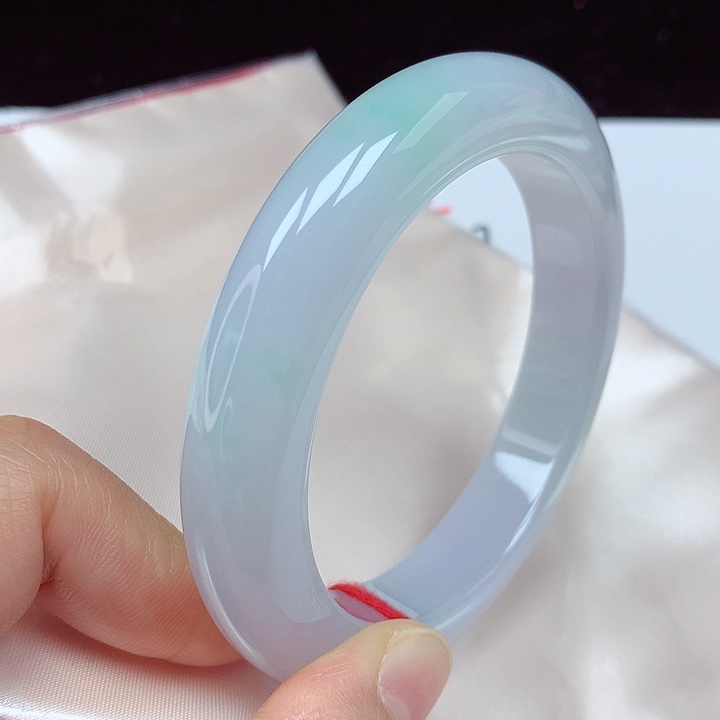 未镶嵌手镯翡翠59圈泥鳅背