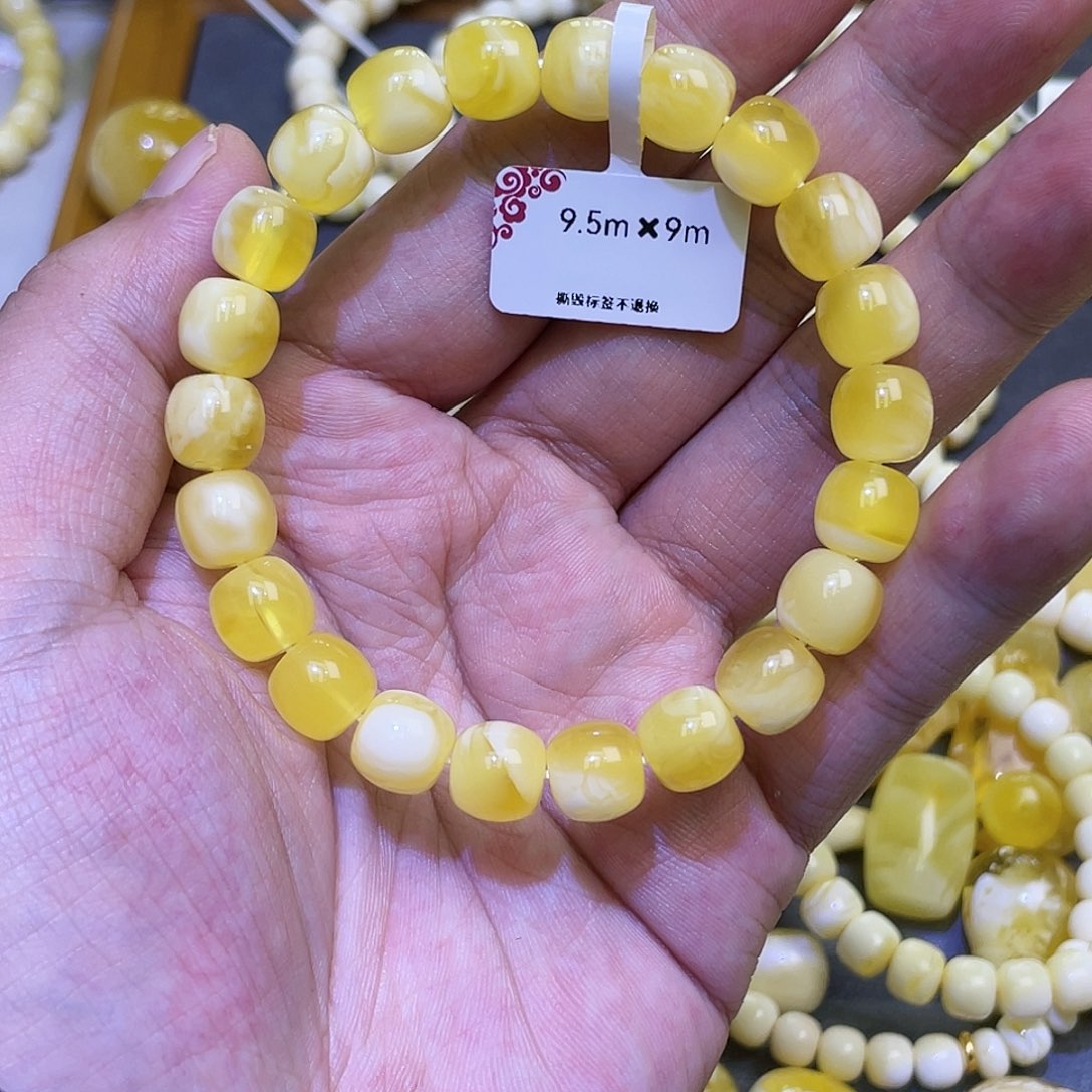 蜜蜡手串未镶嵌C98-108.9.5mmmm