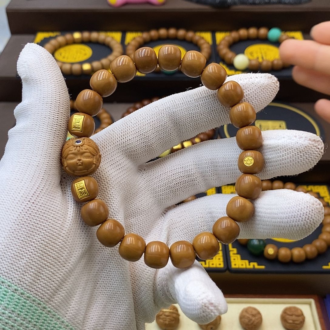 猴头核桃手串打**毛猴头