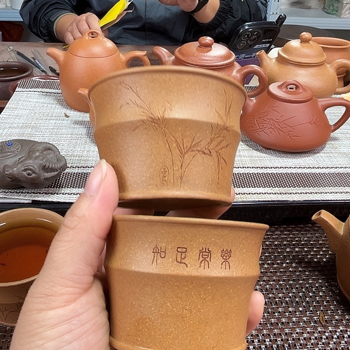 茶壶紫砂紫砂杯100瑕