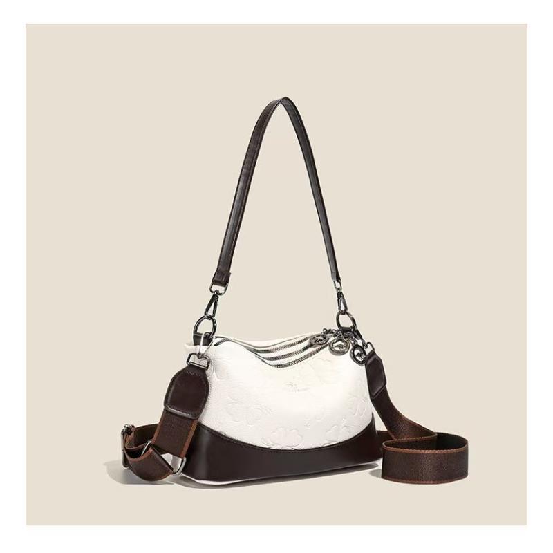 新款时尚软皮女士单肩大容量软皮斜挎包