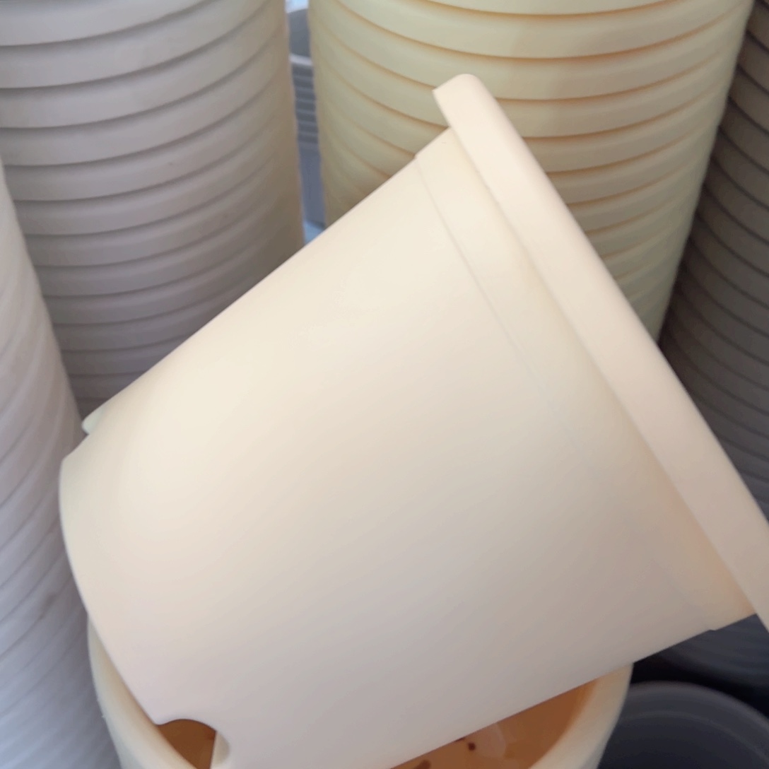 树脂四季盆4#无拖米黄3