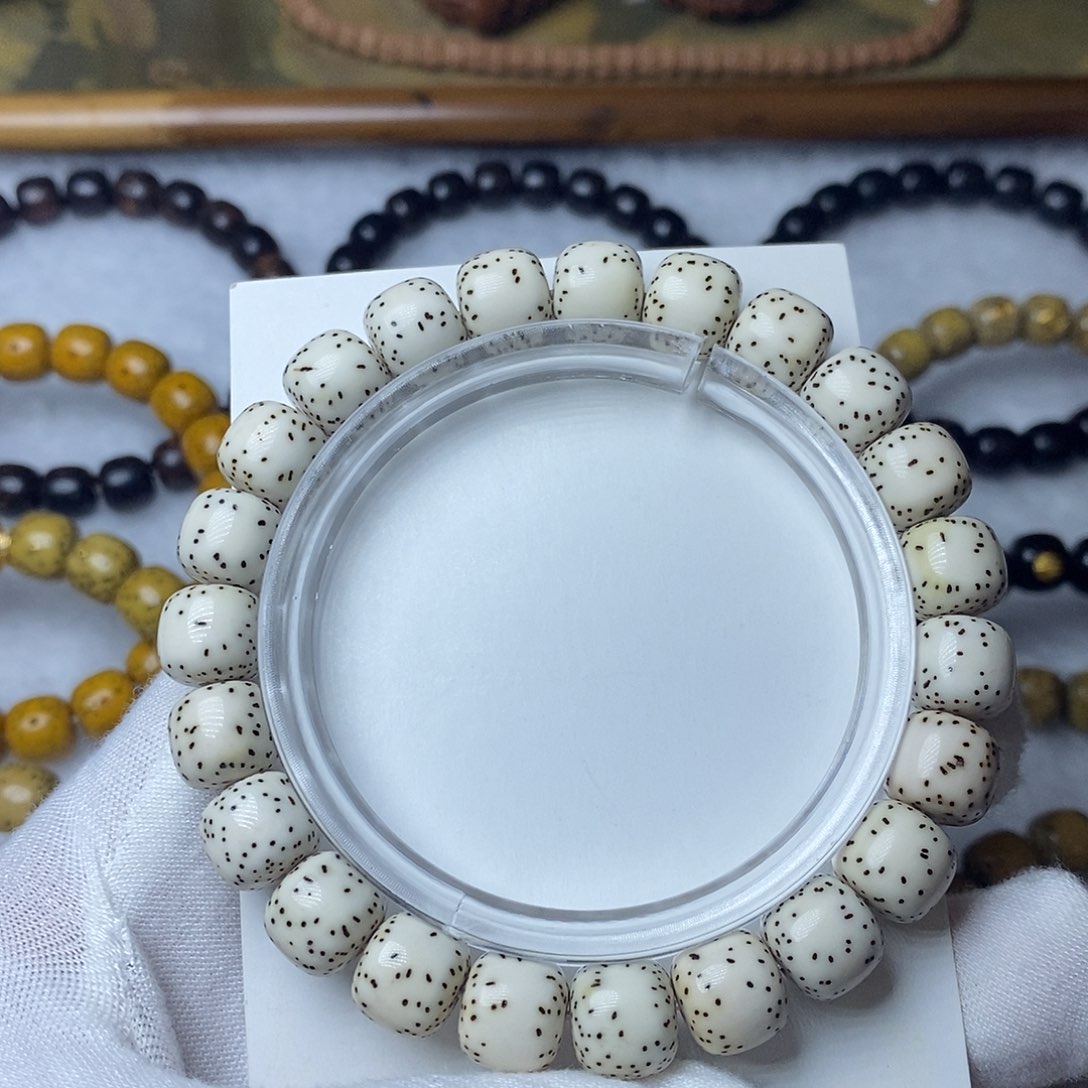 剪***生手串星月菩提10双留白月朗星稀