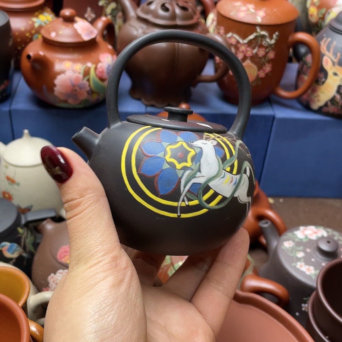 燕***红泥茶杯紫砂主人杯200cf