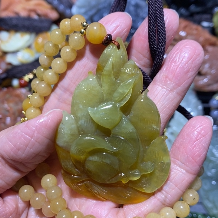 岫玉岫玉吊坠未镶嵌