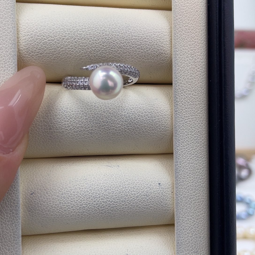 手链银S925镶嵌淡水珍珠