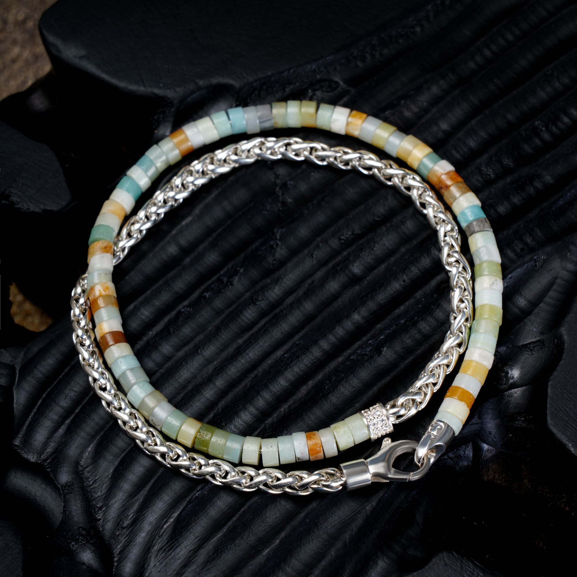 925银手链 制道珠宝四季药片手链项链两用0069 0070 0071 0072