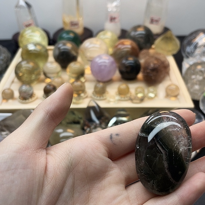 发晶珠宝半成品未镶嵌384水晶