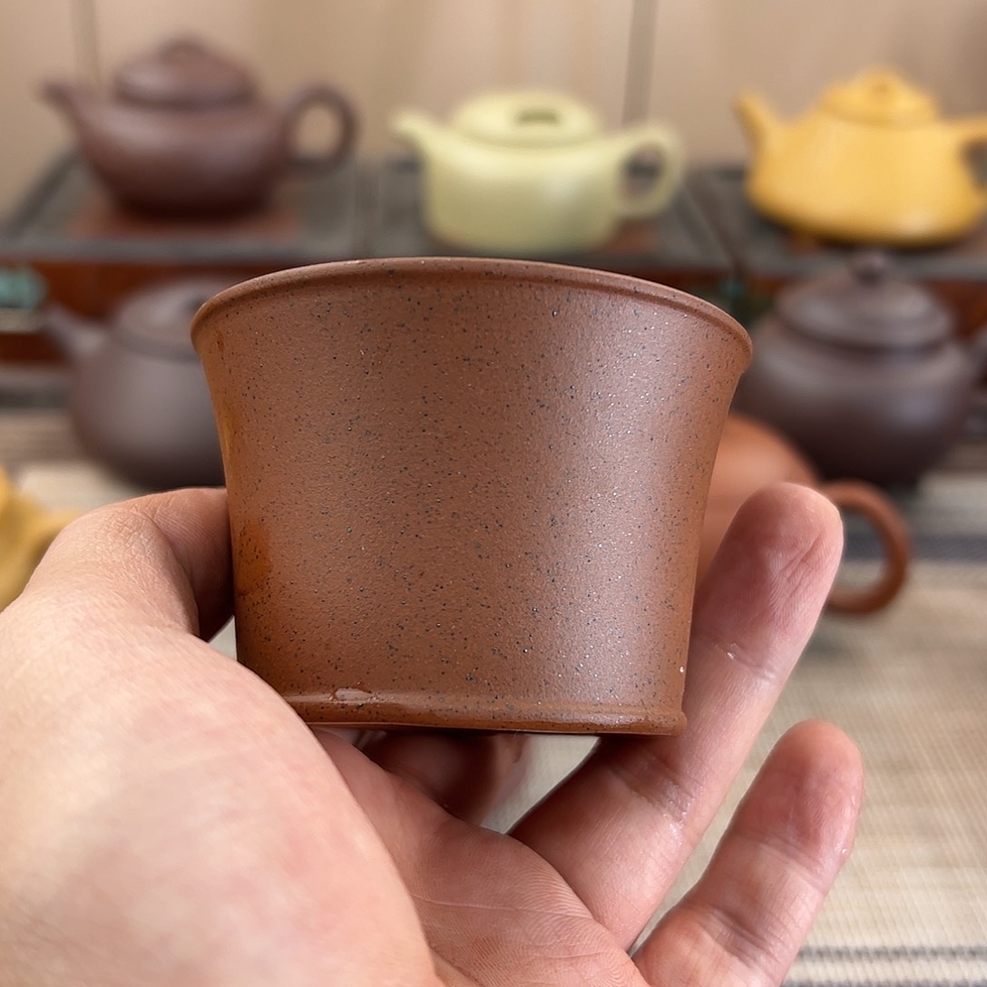 茶壶紫砂老红泥杯子