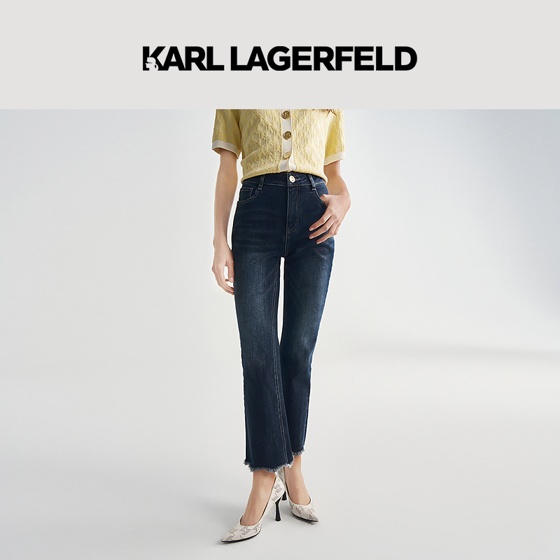 【李老板专属】KARLLAGERFELD夏季新款牛仔裤老佛爷M22E1119