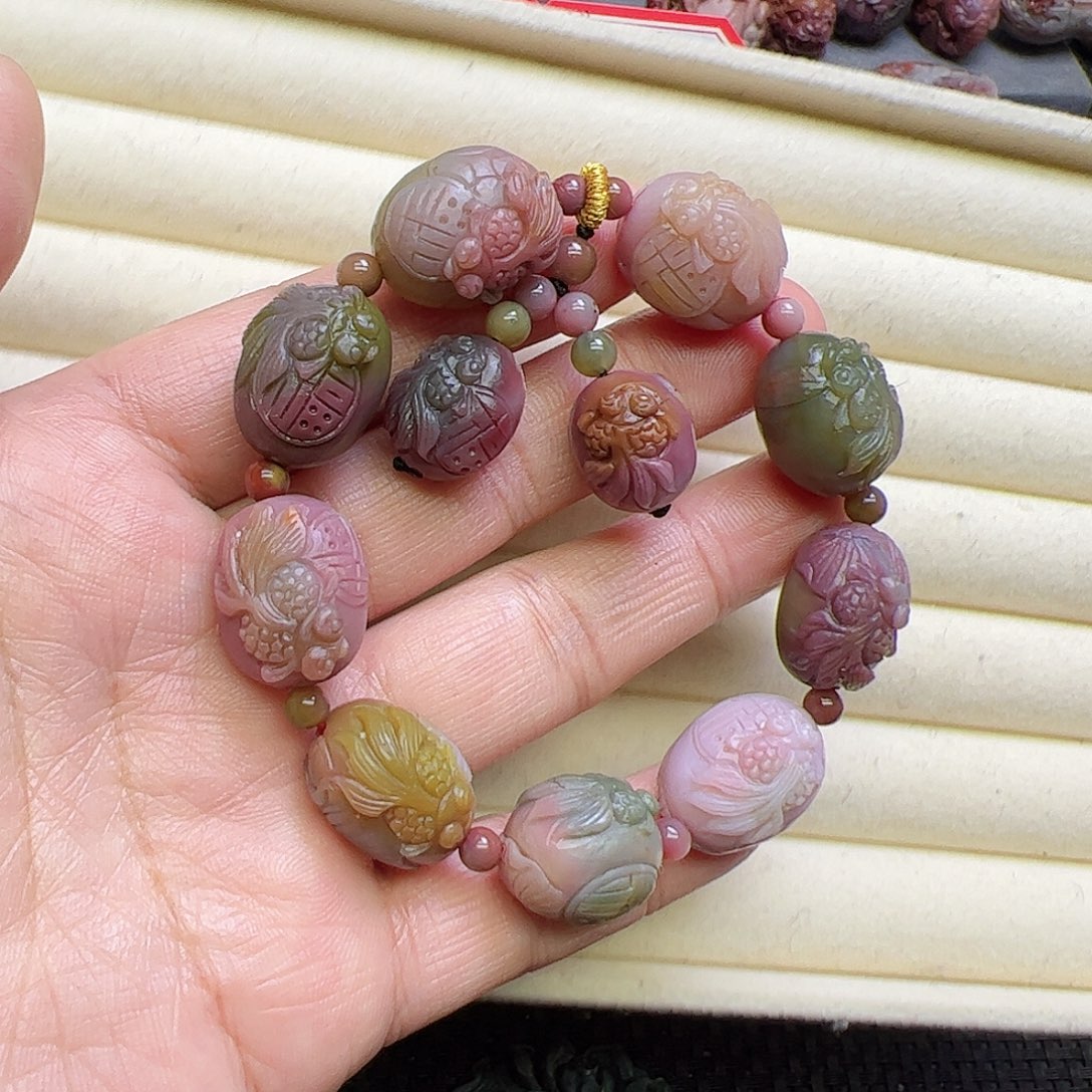 会***鱼玛瑙/玉髓未镶嵌定制