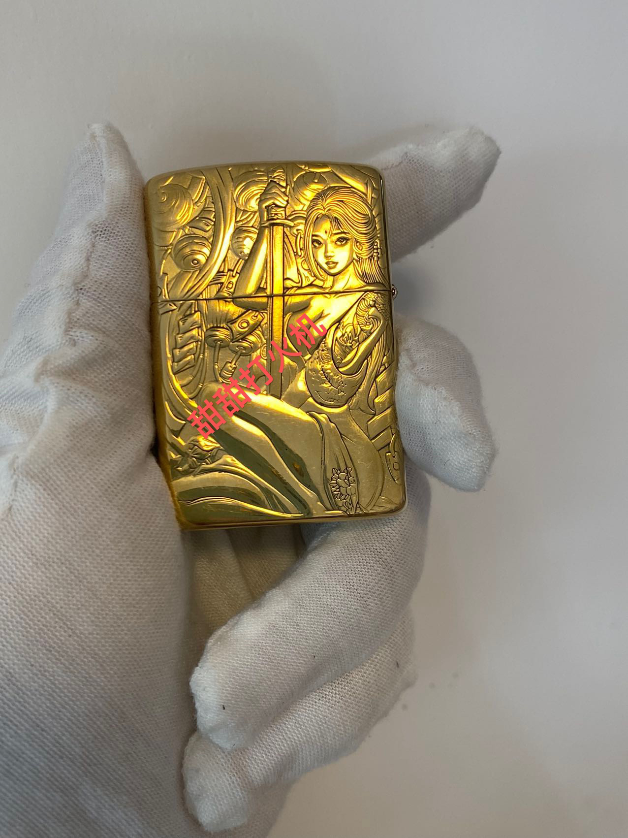 ZORRO  新款刀女 902S盔甲 纯铜防风3D浮雕 男士生日礼打火机
