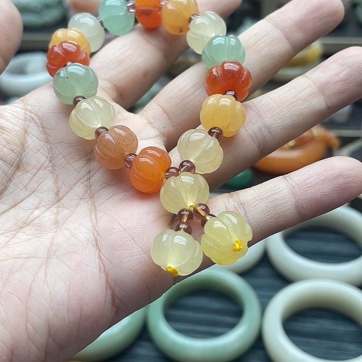 合金手链石英岩玉