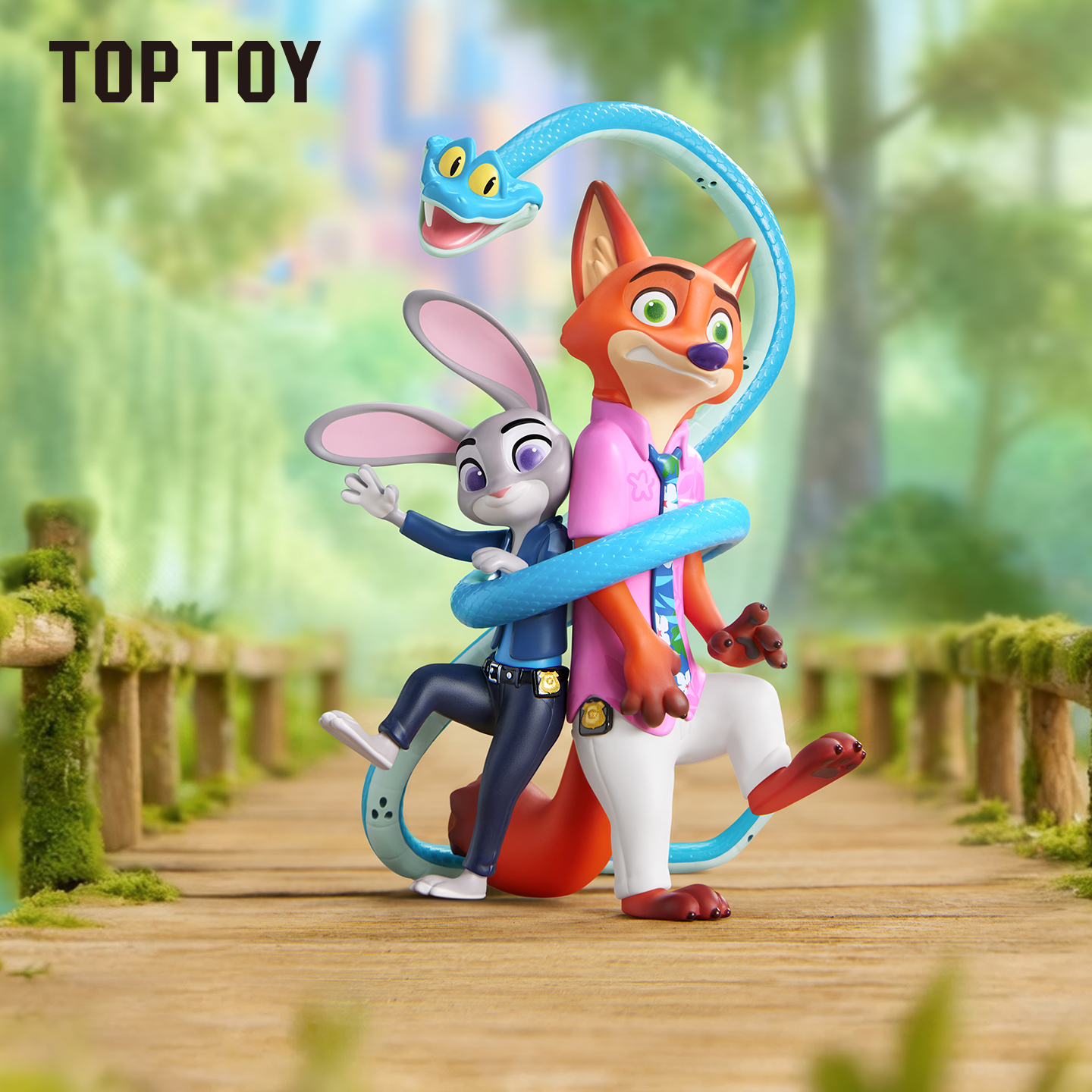 现货正版TOPTOY迪士尼疯狂动物城2新旅程朱迪尼克盲盒手办周边